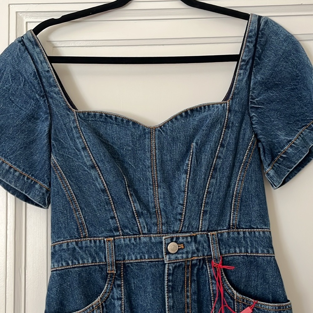 Alexander McQueen denim dress